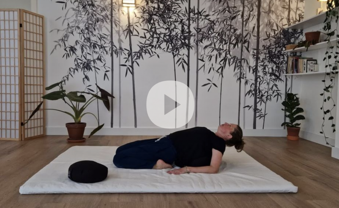 Do-In oefening: strekking maag en milt-pancreas meridiaan